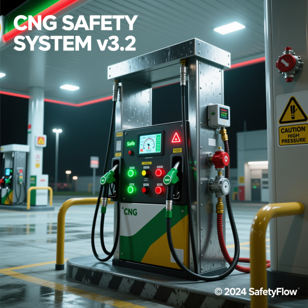 سیستم ایمنی جایگاههای سوخت CNG