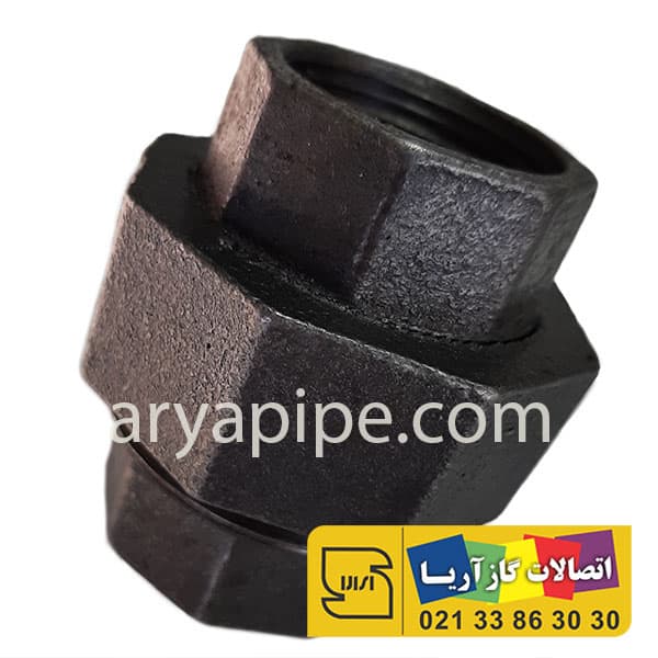 مهره ماسوره ۳ سیاه گازی